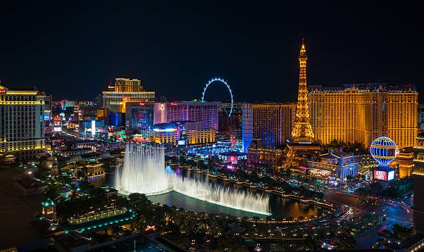 Vegas Strip Night View