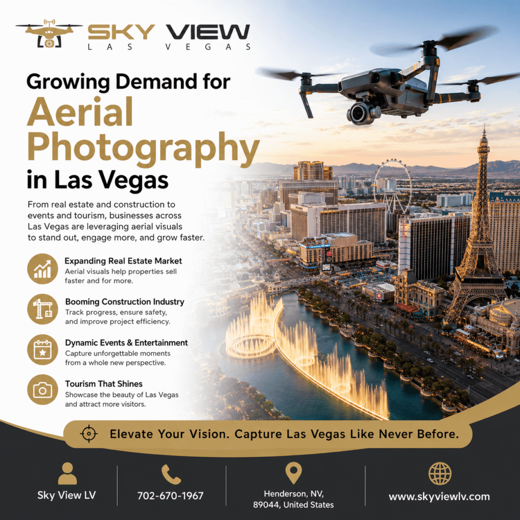 aerial photography Las Vegas