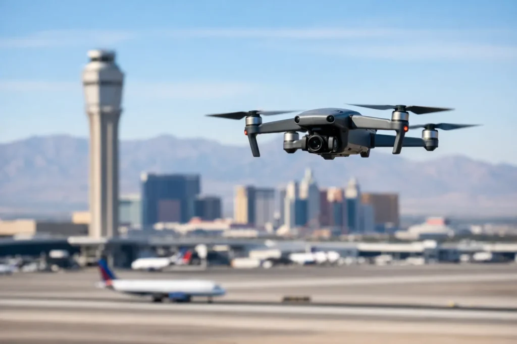 Can You Fly a Drone Near Harry Reid Airport?